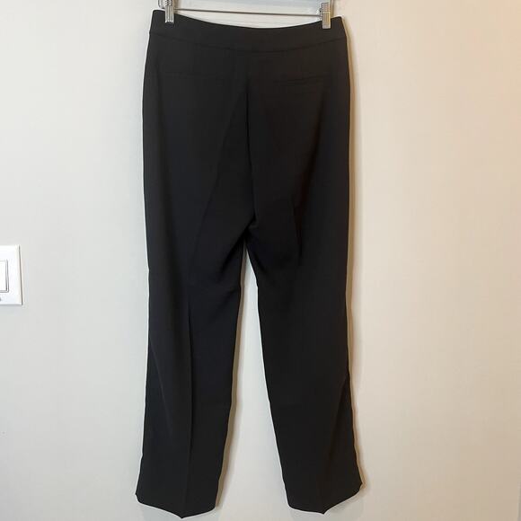 J.Crew Factory Crepe Straight Leg Cropped Pant Office RTO Date CG401 Black T4 - Picture 7 of 14